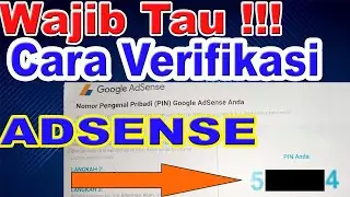 CARA MEMASUKAN KODE PIN GOOGLE ADSENSE - GOOGLE ADSENSE PIN YOUTUBE - PIN ADSENSE YOUTUBE