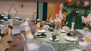 ChoZen Event Planning: Fall theme wedding  walk-through 