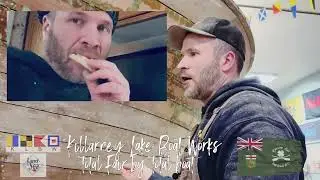 Killarney Lake Boat Works - Filling bungs with total boat fairing compound