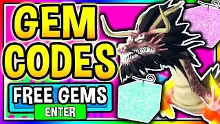 ALL 7 ONE MILLION BELI GEM CODES IN KING LEGACY!