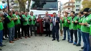 Simav  ihh dan suriyeye yardım tırı