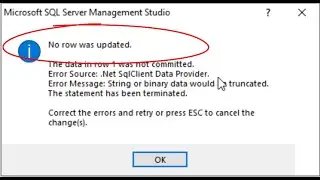 Reasons error 