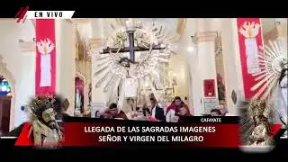 llegada de las imagnes del milagro