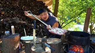 삼겹살과 라면을 21세기 산적의 느낌대로~ / shovel pork belly and ladle noodle