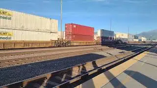 EB BNSF Power Move Train At San Bernardino CA! #bigbossrailfanner