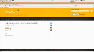 2 - bWAPP Tutorials - HTML Injection - ReflectedPOST