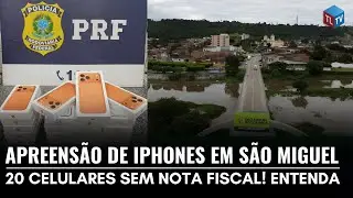 PRF APREENDE VÁRIOS IPHONES EM SÃO MIGUEL DOS CAMPOS