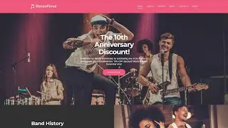 Music Responsive WordPress Theme by RockThemes Website Template - 58988