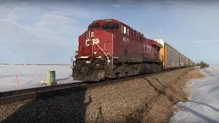 CP Train Spotting HD: CP 9375 & DPU 9779 Speeds 199 West With Nice K5HL 9/11 4/9/18