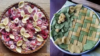 Colourful Fruit Tart Curst diy | Bakers creat an incredible Pie Crust