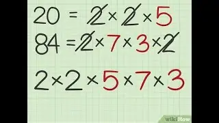 Finding the LCM (least common multiple) of whole numbers.