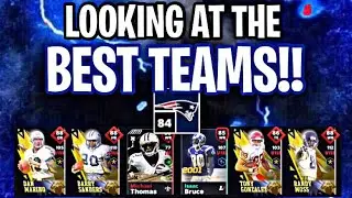 LOOKING AT THE BEST TEAMS IN MADDEN MOBILE 21!!