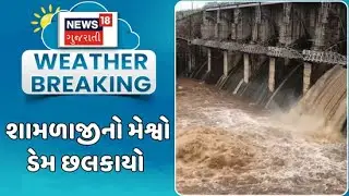 Aravalli Shamlaji's Meshwo Dam overflows News: અરવલ્લીના શામળાજીનો મેશ્વો ડેમ છલકાયો |Water Overflow