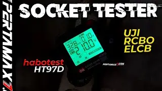 REVIEW Habotest HT97D Socket Tester Alat Uji Colokan Listrik Arus Bocor RCBO ELCB #sockettester