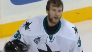 Alex Stalock Rips Off His Mask Then Gets Scored on (10/17/15)