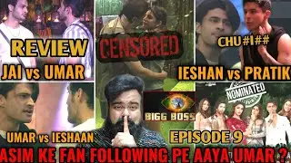 BIGG BOSS SEASON 15|EPISODE 9|11th OCTOBER 2021|REVIEW|UMAR RIAZ vs JAI vs IESHAAN  FIGHT|NOMINATION
