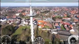 +++ WERLTE +++ Rundflug zum Postturm Werlte +++