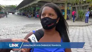 Paralisação dos ônibus do Transcol