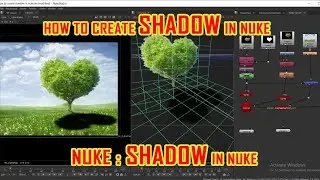 how to create shadow in nuke