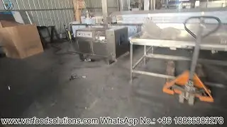 VERFOODSOLUTIONS Frozen Meat Cube Dicing Machine Show in Factory