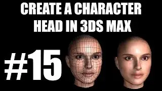 3ds Max Tutorial - Part 15 - Human Character Head Modelling of Natalie Portman