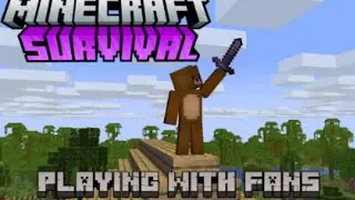 MINECRAFT REALM (WITH VIEWERS!)/MANHUNT!