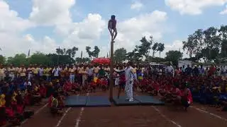 Chaitanya Ashram residential school Mudalagi Mallakamba Team