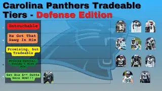 Carolina Panthers Trade Tiers (Защита)