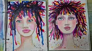 ❤️ Face 18 for the 2016 VS 2026 #29faces Art Challenge