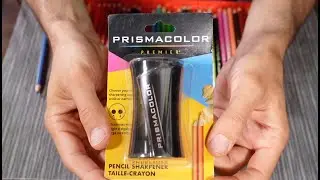 Prismacolor Compact Pencil Sharpener, works with colored pencils - Test and Review