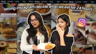 letting instagram decide what we eat for 24 hours!! | Vd-134 | HMdiaries |