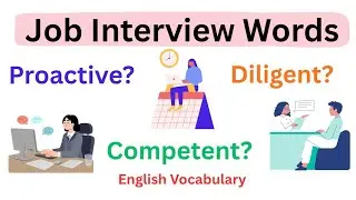 Advanced English Words for Job Interviews | English Vocabulary