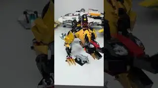 Wolfpack Beastmaster put together with the Ninjago Dragon Hunter Hound 71790 Brick & Minifigs Find