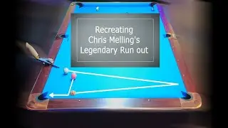 Recreating Chris Melling&rsquo;s Legendary Run Out #billiards #pool #8ballpool #sports