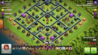 COC TH13 3 Star Legends Box Base