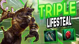 Smite: SEASON 5 Triple Life Steal Anubis Build - TYPHON'S FANG IS SO STRONG!