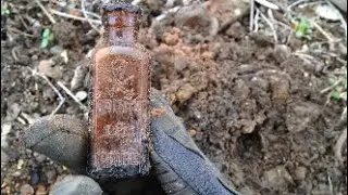Bottle digging Poison, Art Deco BC Distillery bottle and more #46
