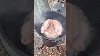 Еда Курица с хрустящей корочкой в масле #еда #курица #врек #shorts