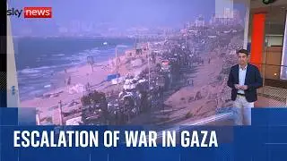 Sky News analysis shows major escalation in Gaza war
