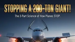The 3 Systems That Stop an Airplane After Landing (Reverse Thrust & Spoilers)