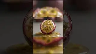 Crushing a Glass Passion Fruit ASMR  #asmr #ai #satisfying #oddlysatisfying #shorts #visualasmr