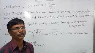 IE29 PRODUCTION PLANING CONTROL |  LINE BALANCING