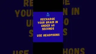 RECHARGE Brain In Under 60 Seconds #shorts