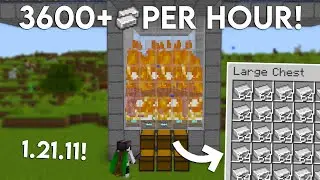 NEW UPDATED Minecraft Java 1.21.11 IRON FARM TUTORIAL | 3600 Iron Per Hour
