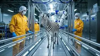The Extreme Process Inside the Zebra Leather Factory &ndash; No One Shows This