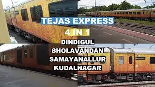 Chasing Tejas Express from Dindigul to Kudalnagar Railway Station