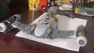 Full Compilation of Building Mando&rsquo;s Ship #mandalorian #starwars #lego