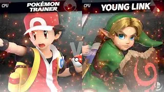 Pokemon Trainer (red) vs. Young Link