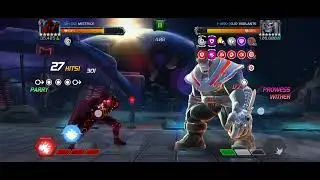 Heart attack fight! r6 void vs Ebb and flow knockdown mini R3 Deathless Thanos decay tactic