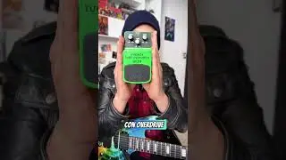 Asi suena una #guitarra en #clean m&aacute;s una #guitar con #overdrive y #distortion